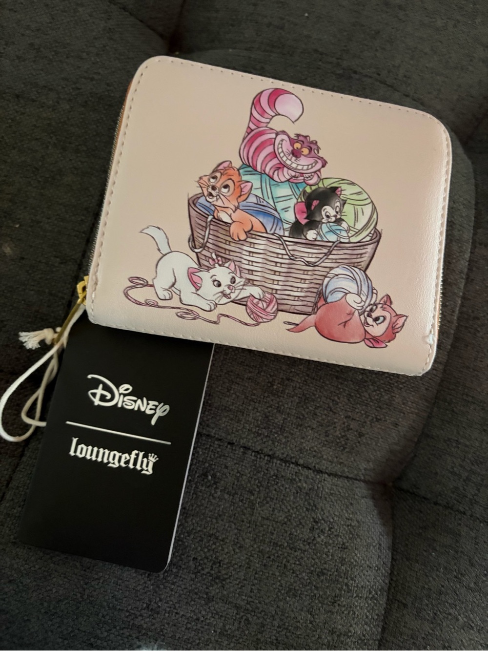 Loungefly Cats Yarn Basket Zip Wallet